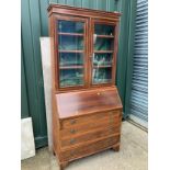 Mahogany Bureau Bookcase