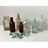 Old Bottles and Glass Stoppers