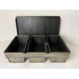 Strap of 3x Bread Tins with Lid