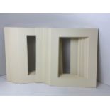 Approx 70x Cream Bevel Cut Mounts - 11 x 14 Inches