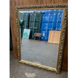 Gilt Framed Bevel Edged Mirror - 90cm x 150cm
