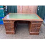 Reproduction Twin Pedestal Desk - 152cm x 90cm