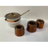 Copper Moulds and Pan
