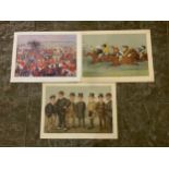 3x Original Vanity Fair Double Prints - The Winning Post, Kirby Gate, On the Heath