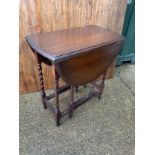 Barley Twist Gate Leg Table