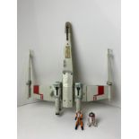 Lucas Films 2002 Hesbro Star Wars X Wing with 2x Figures - 50cm Long