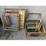 Approx 28x Picture Frames - Many Glazed