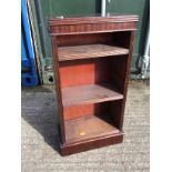 Small Mahogany Book Shelves - L39cm x D19cm x H76cm