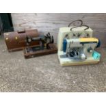 2x Sewing Machines - Singer and Jones