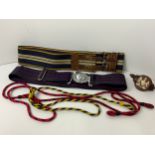 British Army Ordnance Corps Belts and Arm Bands etc