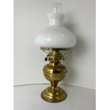 Double Burner Brass Oil Lamp
