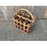 Wooden Six Bottle Carrier