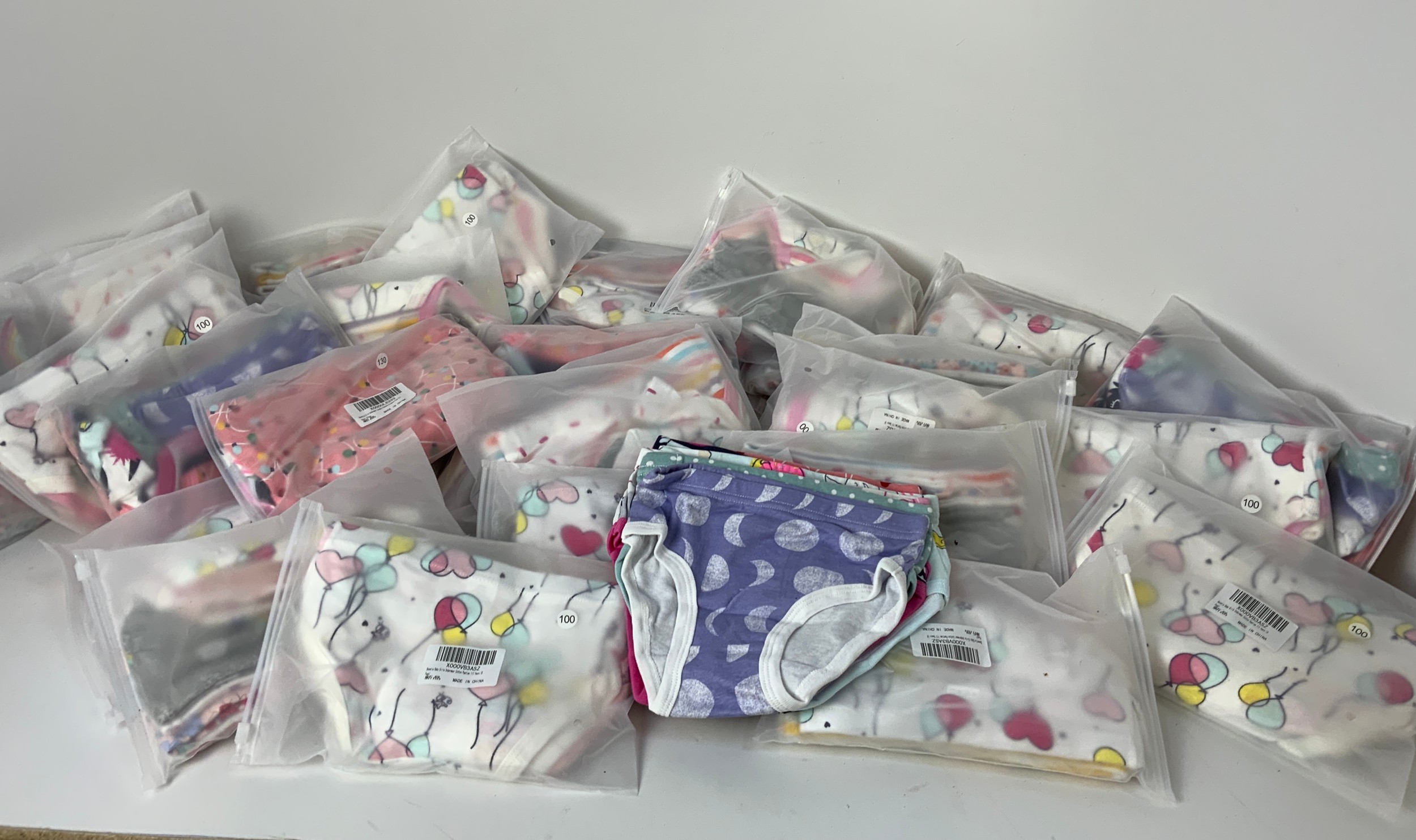 New Old Stock - Girls Underwear - Sizes 1-3 and 5-6