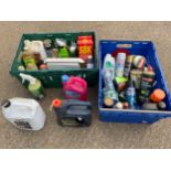 2x Quantity of Workshop/Gardening Accessories - NB: Crates Not Included