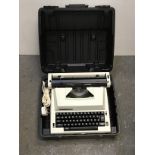 Cased Hermes Typewriter