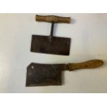 Meat Cleaver and Herb Knife