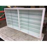 Glass Cabinet - 180cm W x 19cm D x 98cm H