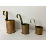 Graduating Copper/Brass Measuring Cups