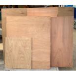 6x Sheets of Off Cut Ply - Various Sizes and Thicknesses