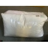 Pair of White Duck Feather and Down Pillows