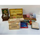 Playing Cards, Dominoes and Cribbage Board etc