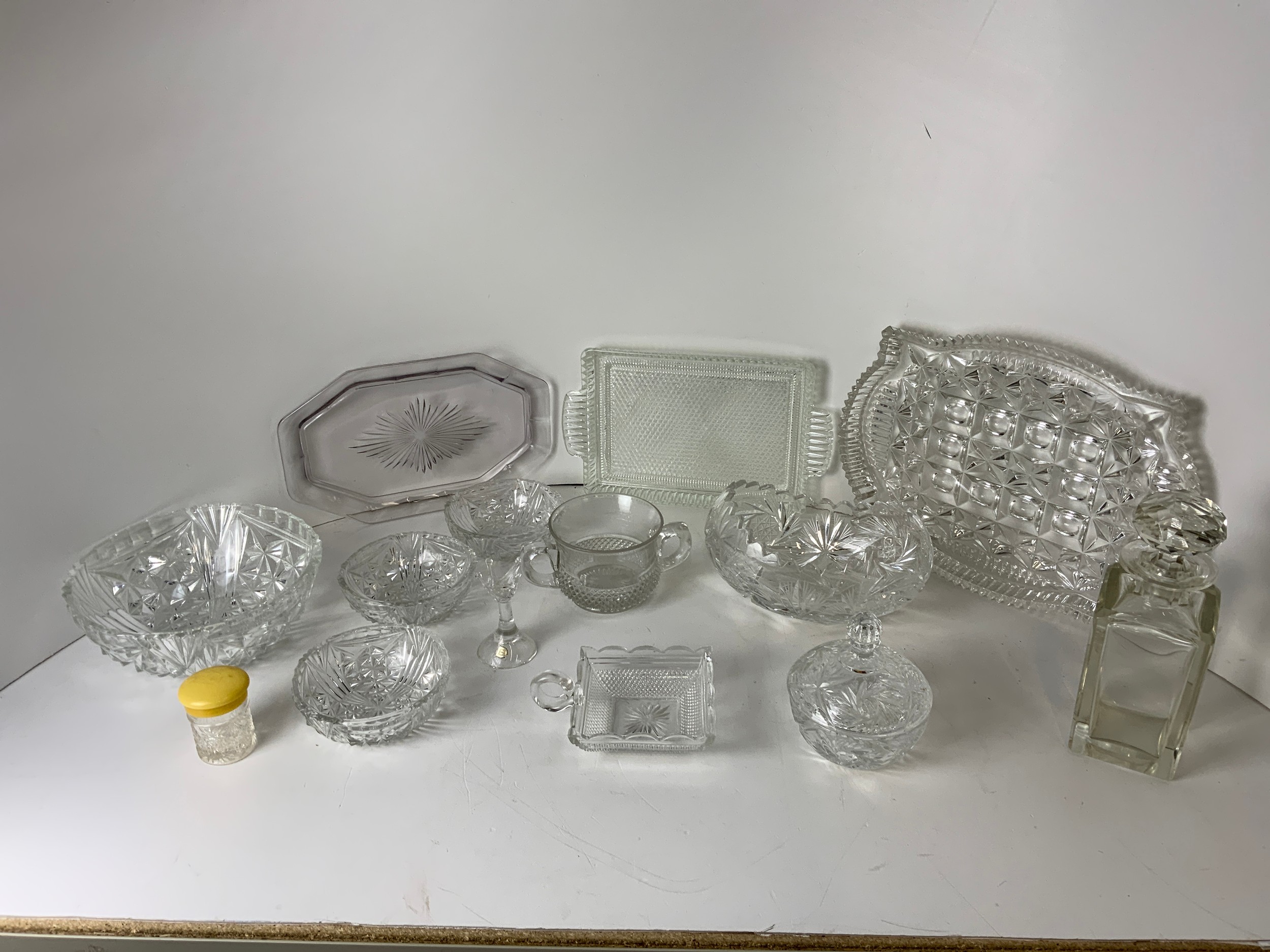 Glassware - Glass Trays, Bowls and Dishes etc