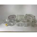 Glassware - Glass Trays, Bowls and Dishes etc