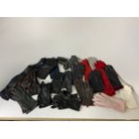 Collection of Pairs of Leather Gloves