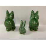 3x Denby Rabbits