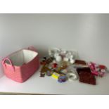 Basket and Contents - Sewing Accessories