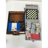 Backgammon Boards, Playing Cards and Dominoes