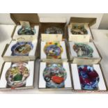 Collection of Churchill Wallace and Gromit Collectors Plates