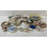 Quantity of China - Collectors Plates, Cups and Saucers etc