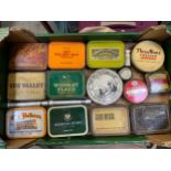 Collection of Vintage Tobacco, Snuff Tins and Cigar Tubes