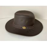 Hawkins Australian Style Leather Hat