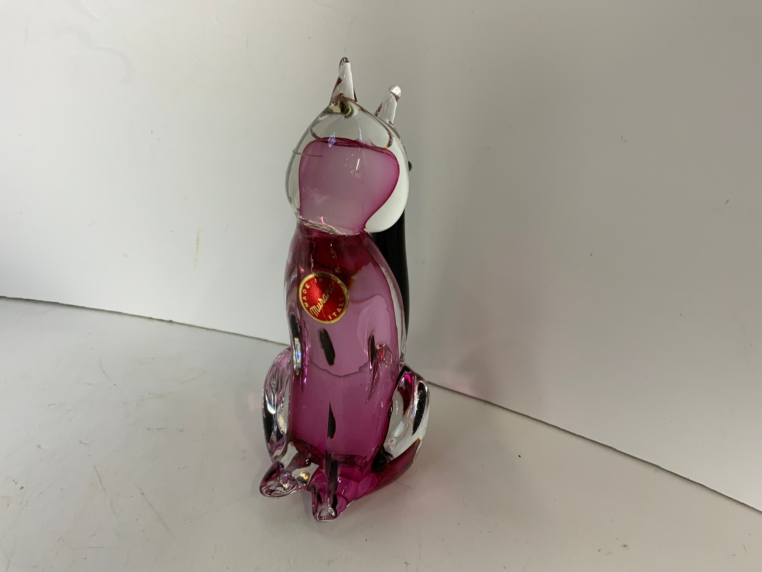 Murano Glass Cat - 13cm High - Image 2 of 2