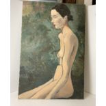 Oil on Canvas - Nude Study