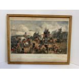 Framed Lithograph - Battle of Alma 1854