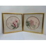 Pair of Framed Cross Stitch Pictures