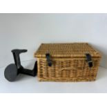 Wicker Hamper and Shoe Last