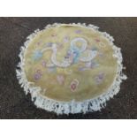 Circular Chinese Rug - 130cm Diameter