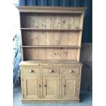 Pine Dresser - L127cm x W36cm x H93cm