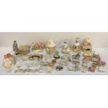 Hand Painted Porcelain Cottages etc