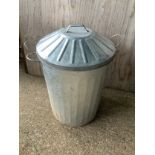 Galvanised Bin