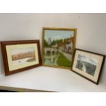 3x Framed Pictures