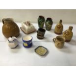 Ceramic Jug, Cheese Dish, Mugs and Vases etc