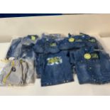 Large Quantity (Approx 20) of Boys Denim Jackets - Various Sizes