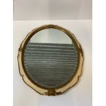 Oval Decorative Framed Mirror