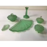 Glass Dressing Table Set