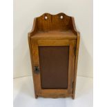 Oak Hanging Smokers Cabinet 33 cm High